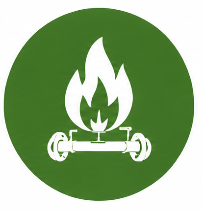 Gas Pipeline Service Icon